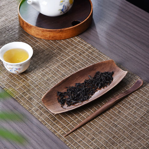 Ebony tea two-piece set, tea spoon, tea shovel