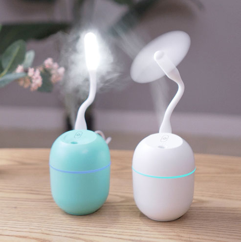 Small egg water drop humidifier USB colorful home bedroom car desktop mute mini air humidifier