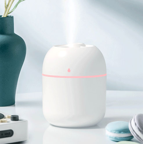 Small egg water drop humidifier USB colorful home bedroom car desktop mute mini air humidifier