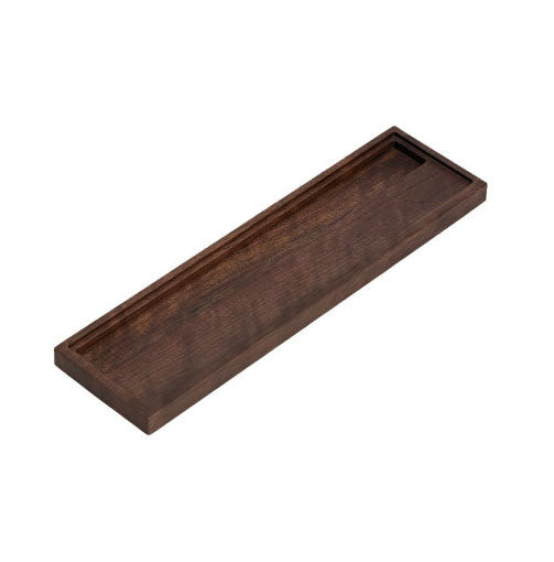Walnut storage tea cup shelf solid wood tea ceremony accessories household tea set